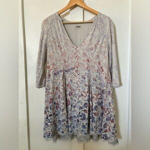 ECOTE tunic blouse flowy high low hem boho